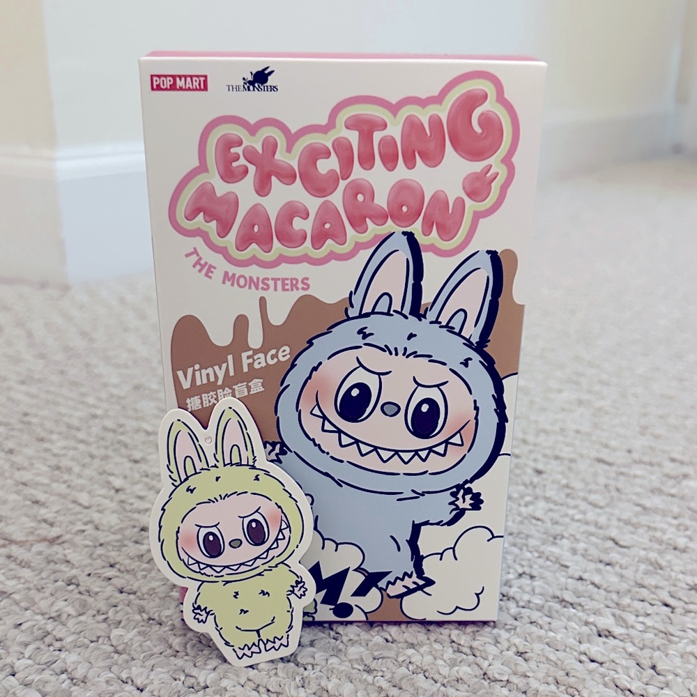 OFFICIAL- Green Grape Labubu – The Monsters: Exciting Macaron Series💚